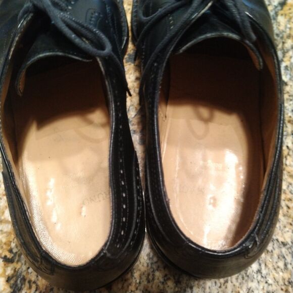 Bruno Magli Men's Vintage Talbot Black Cap Toe Lace Up Dress Shoes Size 10M - Picture 9 of 10